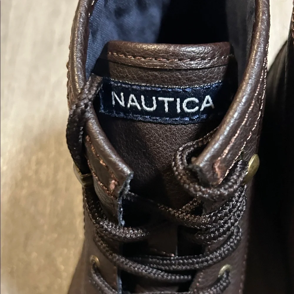 Nautica Kids' Brown Lace-Up Boots